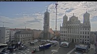 Archiv Foto Webcam Augsburger Rathausplatz und Perlachturm 07:00