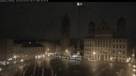 Archiv Foto Webcam Augsburger Rathausplatz und Perlachturm 03:00