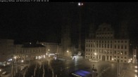 Archiv Foto Webcam Augsburger Rathausplatz und Perlachturm 23:00