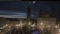 Archiv Foto Webcam Augsburger Rathausplatz und Perlachturm 03:00
