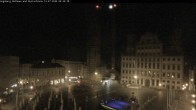 Archiv Foto Webcam Augsburger Rathausplatz und Perlachturm 23:00
