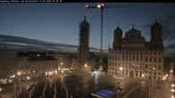 Archiv Foto Webcam Augsburger Rathausplatz und Perlachturm 03:00