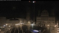 Archiv Foto Webcam Augsburger Rathausplatz und Perlachturm 23:00