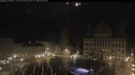 Archiv Foto Webcam Augsburger Rathausplatz und Perlachturm 03:00