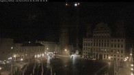 Archiv Foto Webcam Augsburger Rathausplatz und Perlachturm 23:00