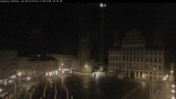 Archiv Foto Webcam Augsburger Rathausplatz und Perlachturm 23:00