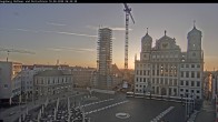 Archived image Webcam Rathausplatz in Augsburg, Bavaria 05:00