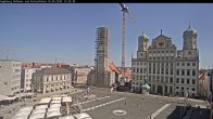 Archived image Webcam Rathausplatz in Augsburg, Bavaria 11:00