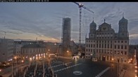 Archiv Foto Webcam Augsburger Rathausplatz und Perlachturm 05:00
