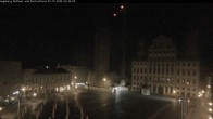 Archiv Foto Webcam Augsburger Rathausplatz und Perlachturm 01:00