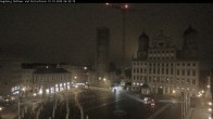 Archiv Foto Webcam Augsburger Rathausplatz und Perlachturm 05:00