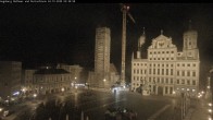Archiv Foto Webcam Augsburger Rathausplatz und Perlachturm 01:00
