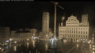 Archiv Foto Webcam Augsburger Rathausplatz und Perlachturm 03:00