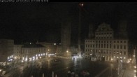 Archiv Foto Webcam Augsburger Rathausplatz und Perlachturm 05:00
