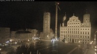 Archived image Webcam Rathausplatz in Augsburg, Bavaria 23:00
