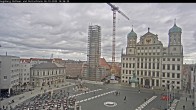 Archived image Webcam Rathausplatz in Augsburg, Bavaria 09:00