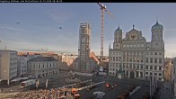 Archived image Webcam Rathausplatz in Augsburg, Bavaria 07:00