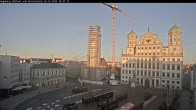 Archiv Foto Webcam Augsburger Rathausplatz und Perlachturm 15:00