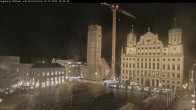 Archiv Foto Webcam Augsburger Rathausplatz und Perlachturm 17:00