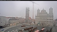 Archiv Foto Webcam Augsburger Rathausplatz und Perlachturm 06:00