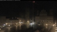 Archiv Foto Webcam Augsburger Rathausplatz und Perlachturm 23:00