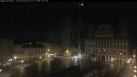 Archiv Foto Webcam Augsburger Rathausplatz und Perlachturm 23:00