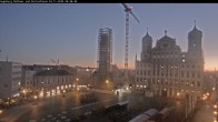 Archiv Foto Webcam Augsburger Rathausplatz und Perlachturm 05:00