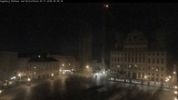 Archiv Foto Webcam Augsburger Rathausplatz und Perlachturm 23:00