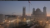 Archiv Foto Webcam Augsburger Rathausplatz und Perlachturm 05:00