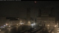 Archiv Foto Webcam Augsburger Rathausplatz und Perlachturm 23:00
