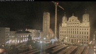 Archiv Foto Webcam Augsburger Rathausplatz und Perlachturm 17:00