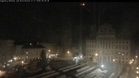 Archiv Foto Webcam Augsburger Rathausplatz und Perlachturm 01:00