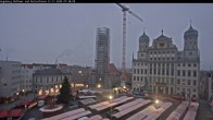 Archiv Foto Webcam Augsburger Rathausplatz und Perlachturm 06:00