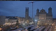 Archiv Foto Webcam Augsburger Rathausplatz und Perlachturm 15:00