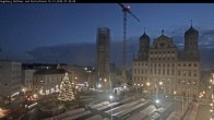 Archiv Foto Webcam Augsburger Rathausplatz und Perlachturm 06:00
