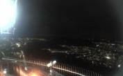 Archiv Foto Webcam Fernsehturm in Stuttgart mit Blick über die Stadt 21:00