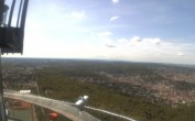 Archiv Foto Webcam Fernsehturm in Stuttgart mit Blick über die Stadt 13:00