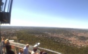 Archiv Foto Webcam Fernsehturm in Stuttgart mit Blick über die Stadt 13:00