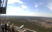 Archiv Foto Webcam Fernsehturm in Stuttgart mit Blick über die Stadt 13:00