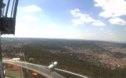 Archiv Foto Webcam Fernsehturm in Stuttgart mit Blick über die Stadt 13:00