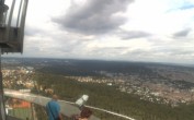 Archiv Foto Webcam Fernsehturm in Stuttgart mit Blick über die Stadt 09:00