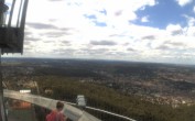 Archiv Foto Webcam Fernsehturm in Stuttgart mit Blick über die Stadt 13:00