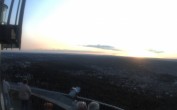 Archiv Foto Webcam Fernsehturm in Stuttgart mit Blick über die Stadt 19:00