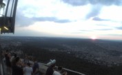 Archiv Foto Webcam Fernsehturm in Stuttgart mit Blick über die Stadt 19:00