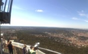 Archiv Foto Webcam Fernsehturm in Stuttgart mit Blick über die Stadt 13:00