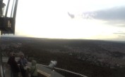 Archiv Foto Webcam Fernsehturm in Stuttgart mit Blick über die Stadt 17:00