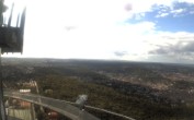 Archiv Foto Webcam Fernsehturm in Stuttgart mit Blick über die Stadt 15:00