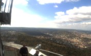 Archiv Foto Webcam Fernsehturm in Stuttgart mit Blick über die Stadt 13:00