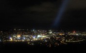 Archiv Foto Webcam Fernsehturm Stuttgart - Blick auf die Stadtmitte 23:00