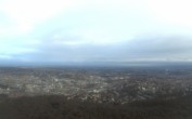 Archiv Foto Webcam Fernsehturm Stuttgart - Blick auf die Stadtmitte 07:00